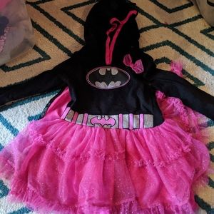 3T girls Batman outfit